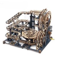 DIY 우드조립 3D입체 원목 나무 조립 구슬 롤러코스터