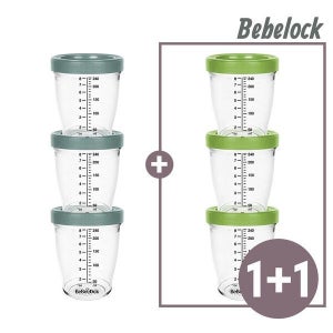 베베락 [보리보리]포네르 트라이탄 이유식 용기 240ml 3P+3P