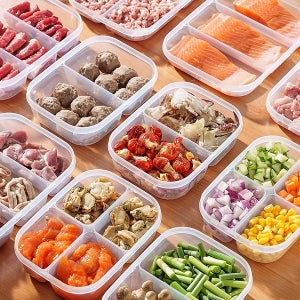 나카야 반찬 소분 칸칸이 나눔 밀폐 용기 찬통