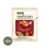 CJ제일제당 육공육 더블에이징 비엔나 소시지 475g x5개