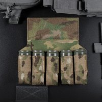 에어소프트 M203 수류탄 서브 파우치  5 라운드 40mm 뱅거 행거 가슴 리그  복부 군사 전술 조끼  플레이트 캐리어 액세서리