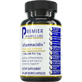 <b>프리미어리서치랩</b> Flammacidin Actinidin 악티니딘 90캡슐 1병 - 해외배송