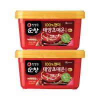 청정원 순창 태양초 현미 매운고추장 2kg 2개