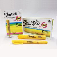 샤피 형광펜 Sharpie 액센트 엑센트 형광펜 포켓클립 포켓형광 진노랑