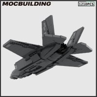 MOC 빌딩 블록 F-35 모듈러 모델 DIY 벽돌 조립 장난감 크리스마스 선물