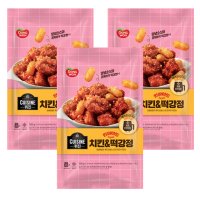 동원 퀴진 인싸이드 순살 치킨 떡강정 500g 3개