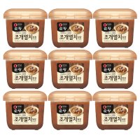 청정원 조개멸치된장 450g 9개