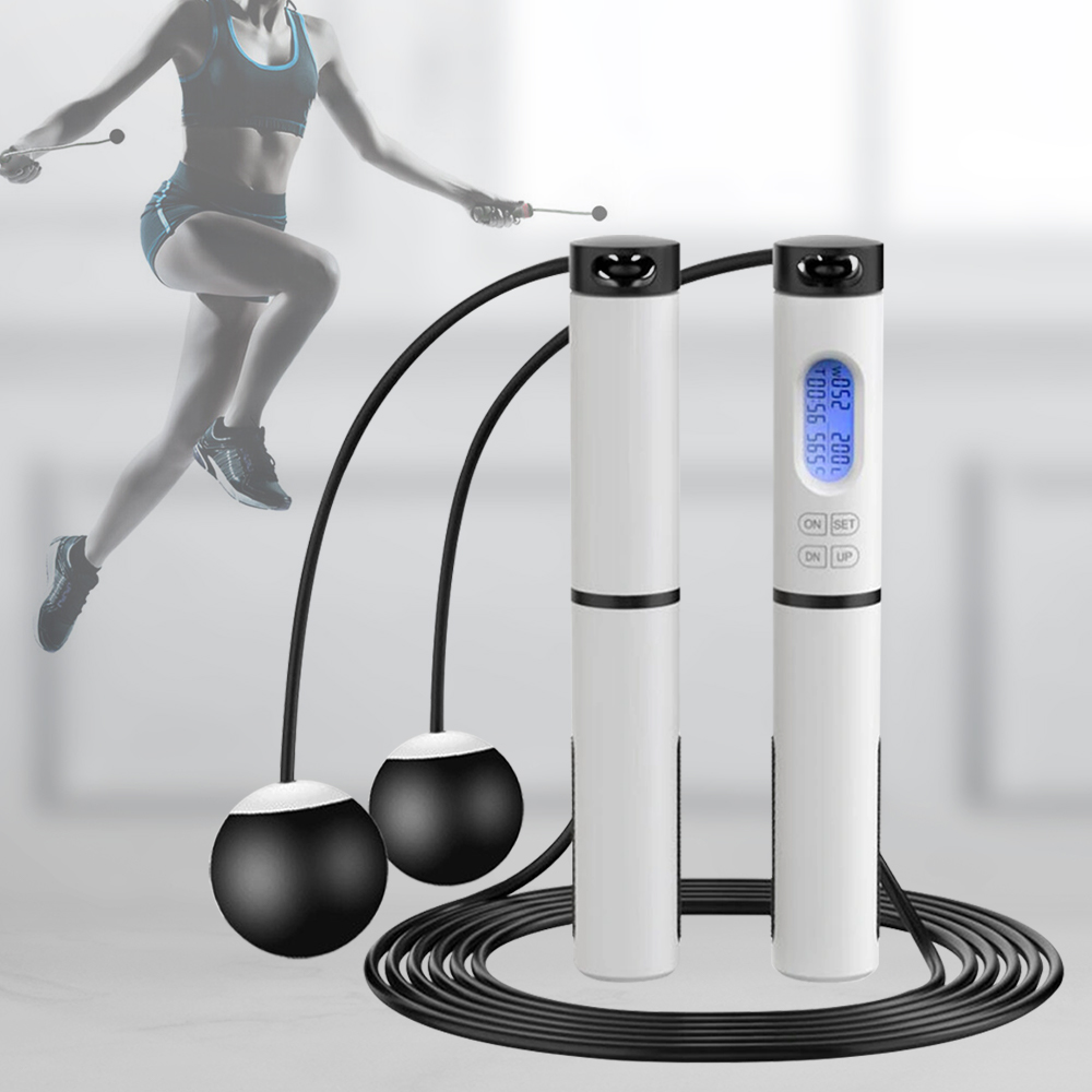 LUAZ 2IN1 스마트 무선 와이어 다이어트 줄넘기 LUAZ-F4