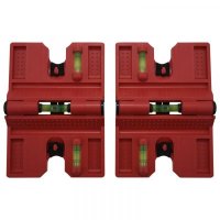 Spirit Level Magnetic Post Level Tool Folds For Storage Cross Check Bubble Level Pack Of 2