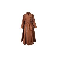 Max Mara Womens Paprika Uva Belted Wrap Raincoat Size 8 NWT 145630