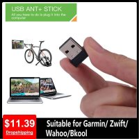 미니 ANT USB 스틱 어댑터 동글 휴대용 가민 즈위프트 와후 사이클링 포러너