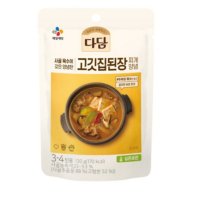 CJ 다담 고깃집된장찌개양념 집밥메뉴 초간편양념장 130g 1개 9개