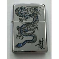 ZIPPO 205 드래곤 스트리트 크롬 라이터