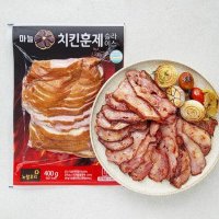 노랑오리 마늘 치킨훈제 슬라이스 400g 1개