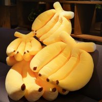 대형 바나나인형 카페 바나나 모형 쿠션 베개 바나나 베개