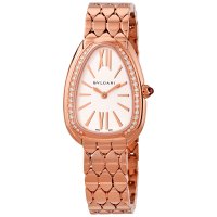 BVLGARI Serpenti Seduttori 18kt Rose Diamond Ladies Watch 103146