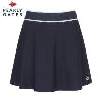 파리게이츠 PEARLY GATES 여성 컬러 라인 플레어 큐롯 스커트