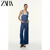 ZARA 자라점프수트 청멜빵바지 데님 와이드점프슈트