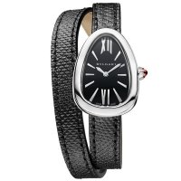 BVLGARI Serpenti Leather Strap Ladies Watch SPS27BSL