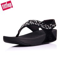 여성 핏플랍 스파클리 글리터 루루 샌들 조리 스파클 스트랩 크리스탈 로티에 FITFLOP