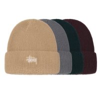 스투시 22FW 베이직 커프 숏 비니 4컬러 BASIC CUFF BEANIE