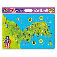 제이북스 Go Go 지도 퍼즐 우리나라 - 108조각