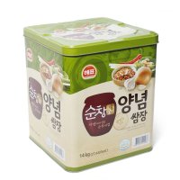 사조대림 쿨샵 해표 순창궁 앙념쌈장 업소용 대용량 쌈장 14kg