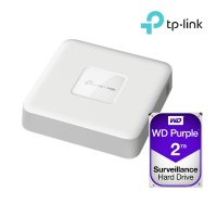 티피링크 VIGI 6TB HDD 4채널 POE NVR 녹화기 세트 NVR1104H-4P