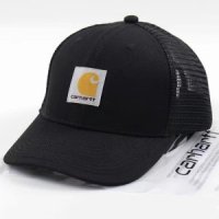 Rick 셀러 Carhartt Carhart 그물 모자 남성과 여성 -Carhartt 형광 녹색 메쉬 캡