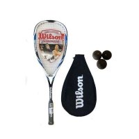 독일 윌슨 스쿼시라켓 스쿼시채 WILSON Hyper Hammer 카본 120 Squash Racket 3 Balls 1233523