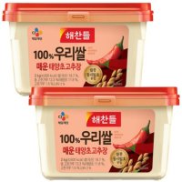 해찬들 태양초 매운 골드고추장2kg X 2개