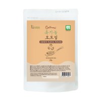 더채소 국산 압착귀리 유기농 퀵오트밀 350g