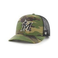 마이애미 말린스 야구모자 카모 메쉬 볼캡 MLB 47 TRUCKER