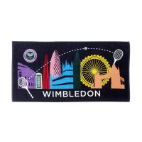 WIMBLEDON Official 윔블던 챔피언십 아이콘 비치 타월 75 x