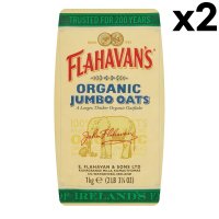 플라하반 점보 오트밀 1kg 2팩 Flahavans Jumbo Oats