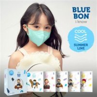 블루본 아이노우 썸머라인컬러 어린이마스크 소형50매