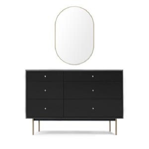 모더너스 - 3단 서랍장 세트 (black)