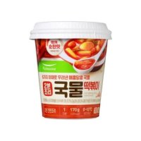 즉석떡볶이 풀무원 편의점 2분조리 국물컵 떡볶이 170g