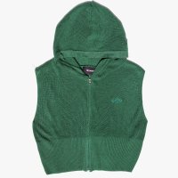 피스메이커 EX KNIT HOOD VEST GREEN