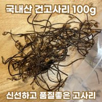 2023년 자연산 햇 국산 건고사리 100g 보름나물 보름 제수용 말린 건 고사리 부드러운 말린고사리 마른 건조 데친 국내산 건나물  1개