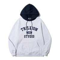 트릴리온컬러 배색 1992 그래픽 후드 MELANGE COLOR MIXED 1992 GRAPHIC HOODIE MELANGE TRSHT04