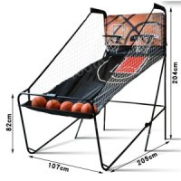 실내 농구대 슈팅 농구골대 머신 멀티 오락실 이동식농구대 농구게임기-D 더블