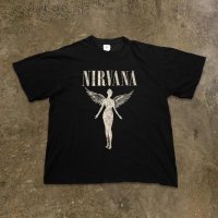 너바나티셔츠 Nirvana 앤젤 반팔티 락밴드 여름티 남여공용 단일사이즈