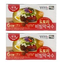 일월풍면 도토리 비빔막국수 297 5g x 6개 x 2box