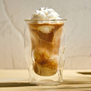 까사무띠 더블월 이엘로 이중유리컵 300ml 2P 세트 TV상품