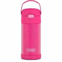 써모스 단일상품 - THERMOS 펀테이너 스테인리스 스틸 진공 보온 빨대 텀블러 12 oz 글리터