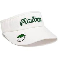 골프 선바이저 Malbon golf 말본 골프 흰색 말본