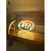 네온사인 오픈 LED 영업중 간판 OPEN 조명 라이트