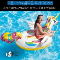 물 동물 인싸 튜브 거북이 돌고래 검은 고래 특이한 물놀이 튜브-INTEX 레인보우 유니콘 전동 펌프