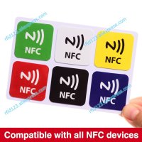 RFID 태그 NFC 태그 스티커 휴대폰 접착 라벨 RFID Ntag215